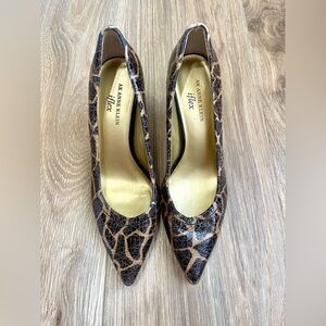 AK Anne Klein iFlex Animal Print Pump 7.5 M